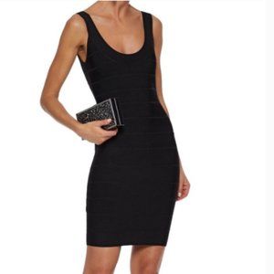 Herve Leger Sydney Black Bandage Dress XS